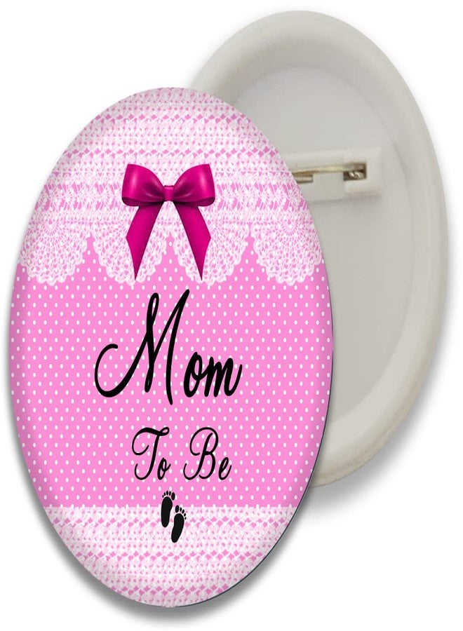 D2C 2-Piece Baby Shower Button Badge Set - 58mm Essential Family Pin Pack for Mom to Be and Dad to Be, Party Decorations, Celebration Favors, Multicolor Gift (Variations 5)|Multicolor - Image 3